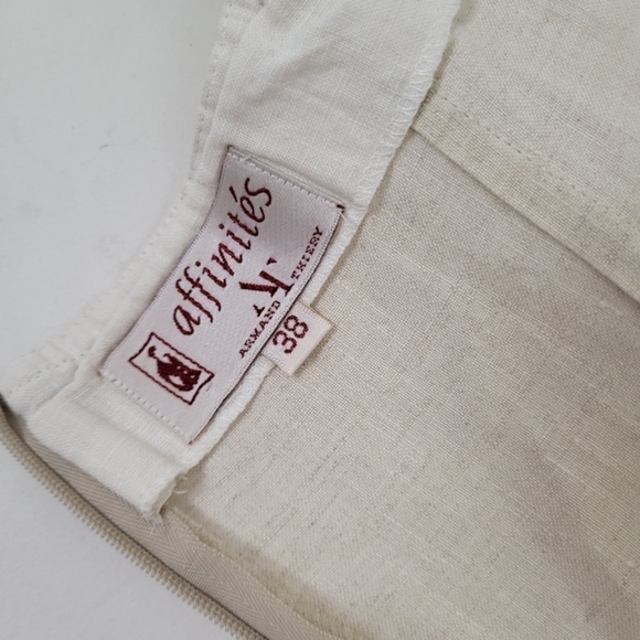 Linen Midi Dress Sleeveless Straps Square Neckline Slit Fitted Tight Bodycon - Picture 11 of 15